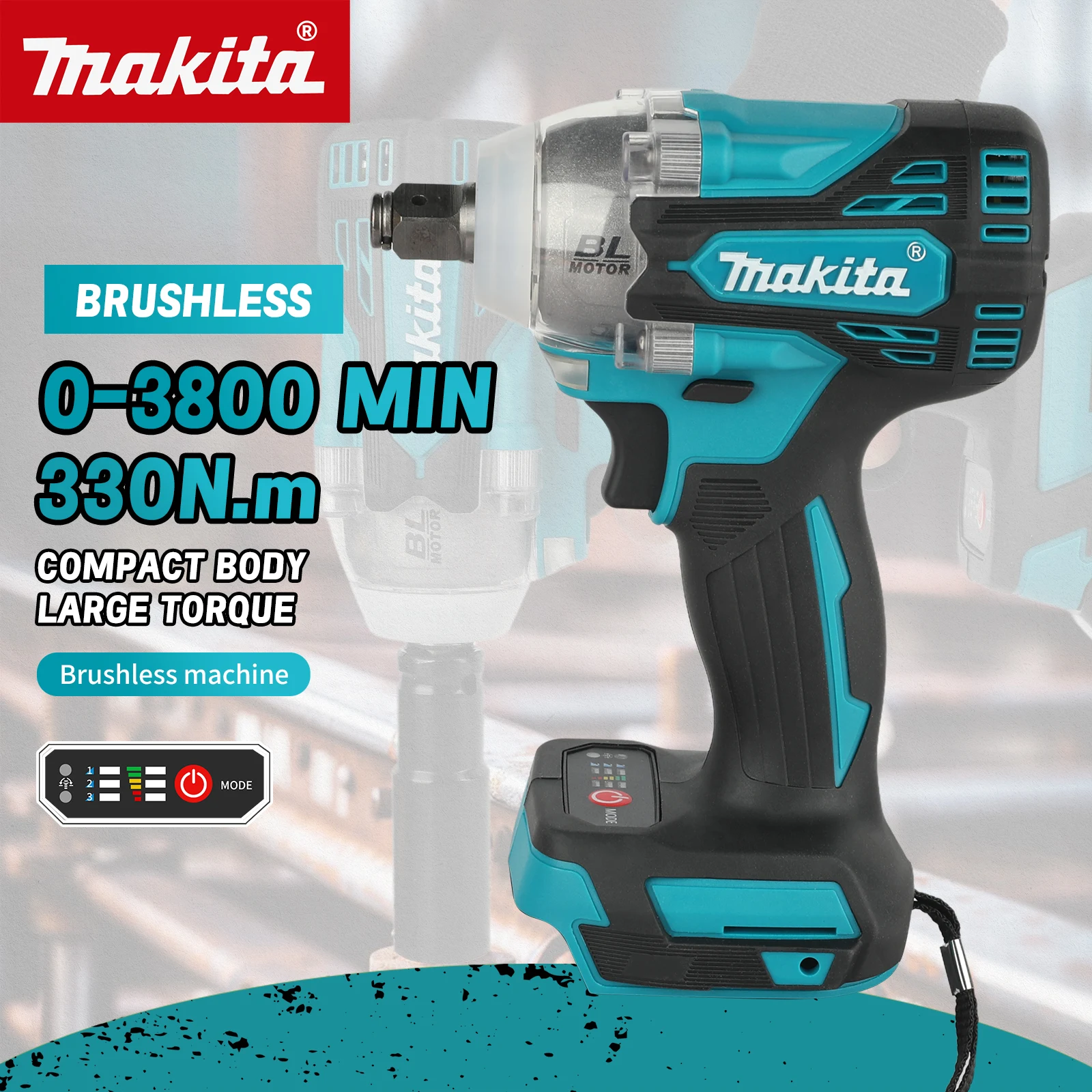 Makita Drill Dtw300 - 마키타 DTW300 무선 임팩트 렌치: 내장형