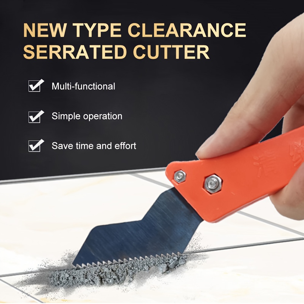 Tile Grout Repair - 전문가용 세라믹 타일 그라우트 제거기 톱니