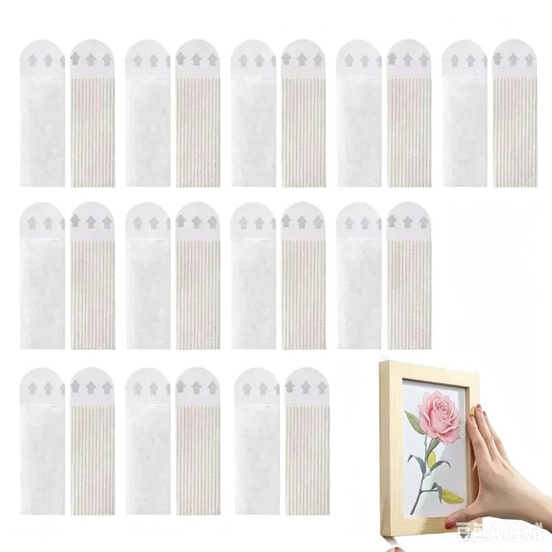 Picture Hanging Strip - 4/12pcs 테이프 양면 스트립 접착식 걸이형