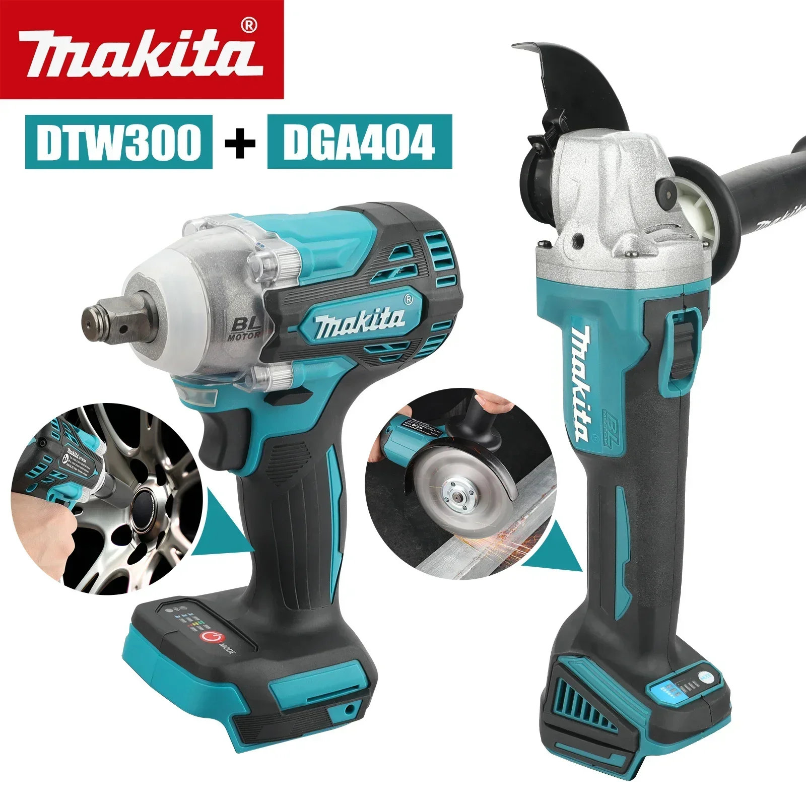 Makita Drill Dtw300 - 마키타 DTW300 DGA404 무선 공구 세트,