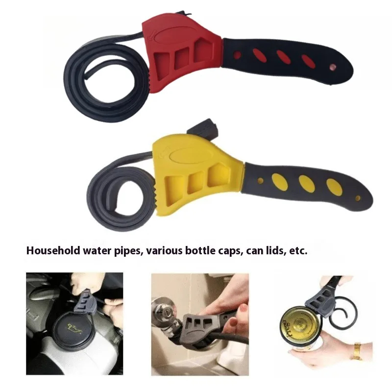 6인치 조절식 고무 스트랩 렌치 다기능 오일 필터 병  - Pipe Wrench Adjustable 리뷰 및 가격