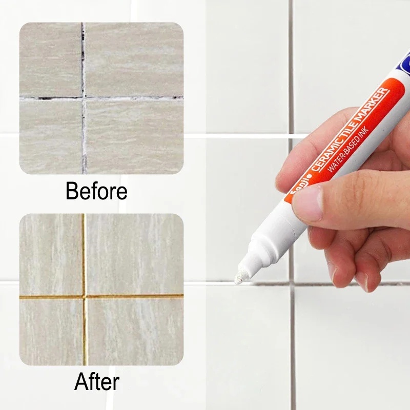 1-3pcs 12 색 흰색 방수 타일 마커 그라우트 펜 - Tile Grout Repair 리뷰 및 가격