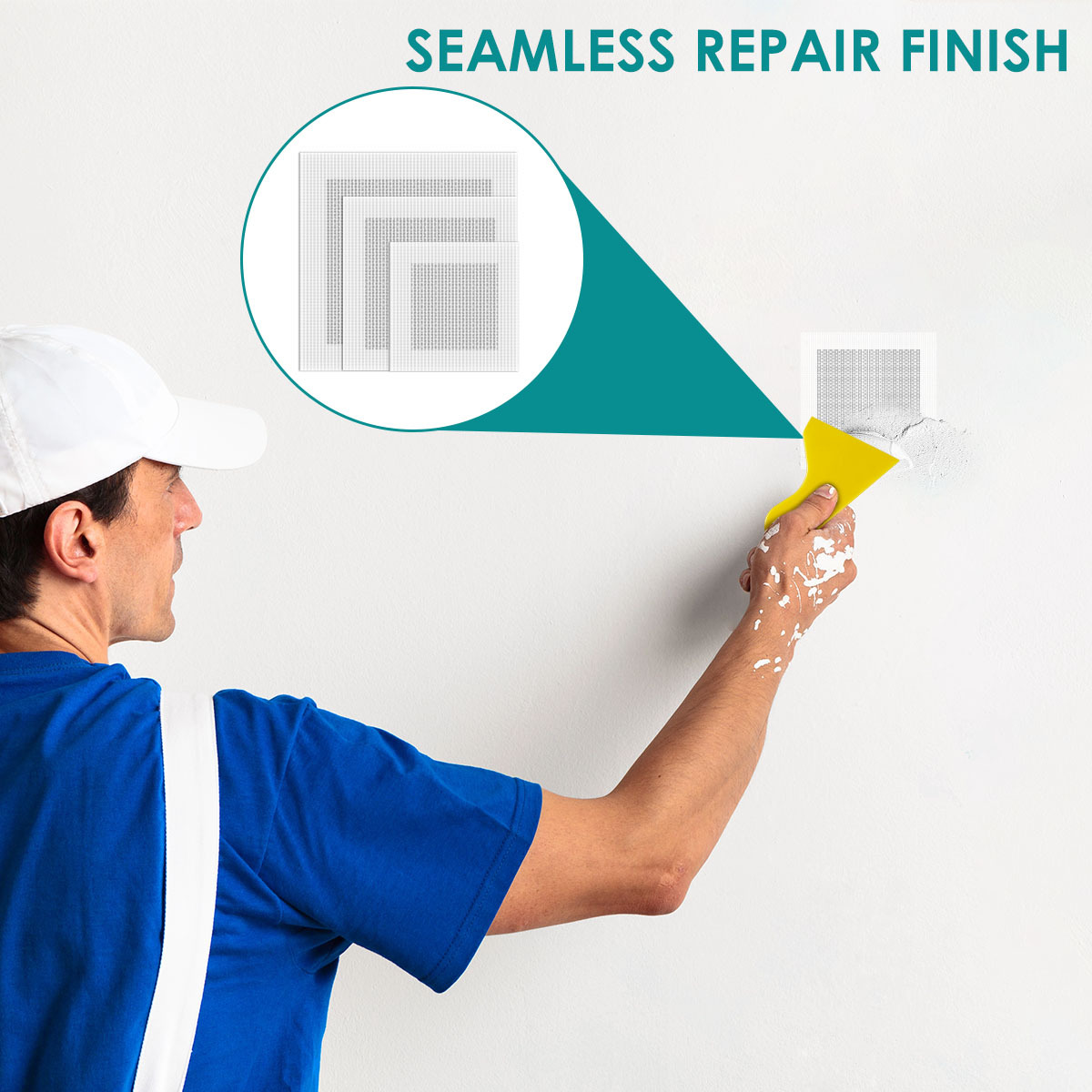 4개/세트 메쉬 벽 수리 패치 접착식 네트 건식벽 구멍 - Tile Grout Repair 리뷰 및 가격